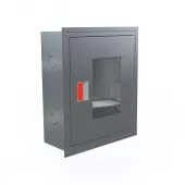 Шкаф пожарный ШПК-310 ВО из нержавеющей стали встроенный