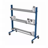 Стеллаж для хранения пожарных рукавов передвижной Стеллаж для хранения пожарных рукавов передвижной